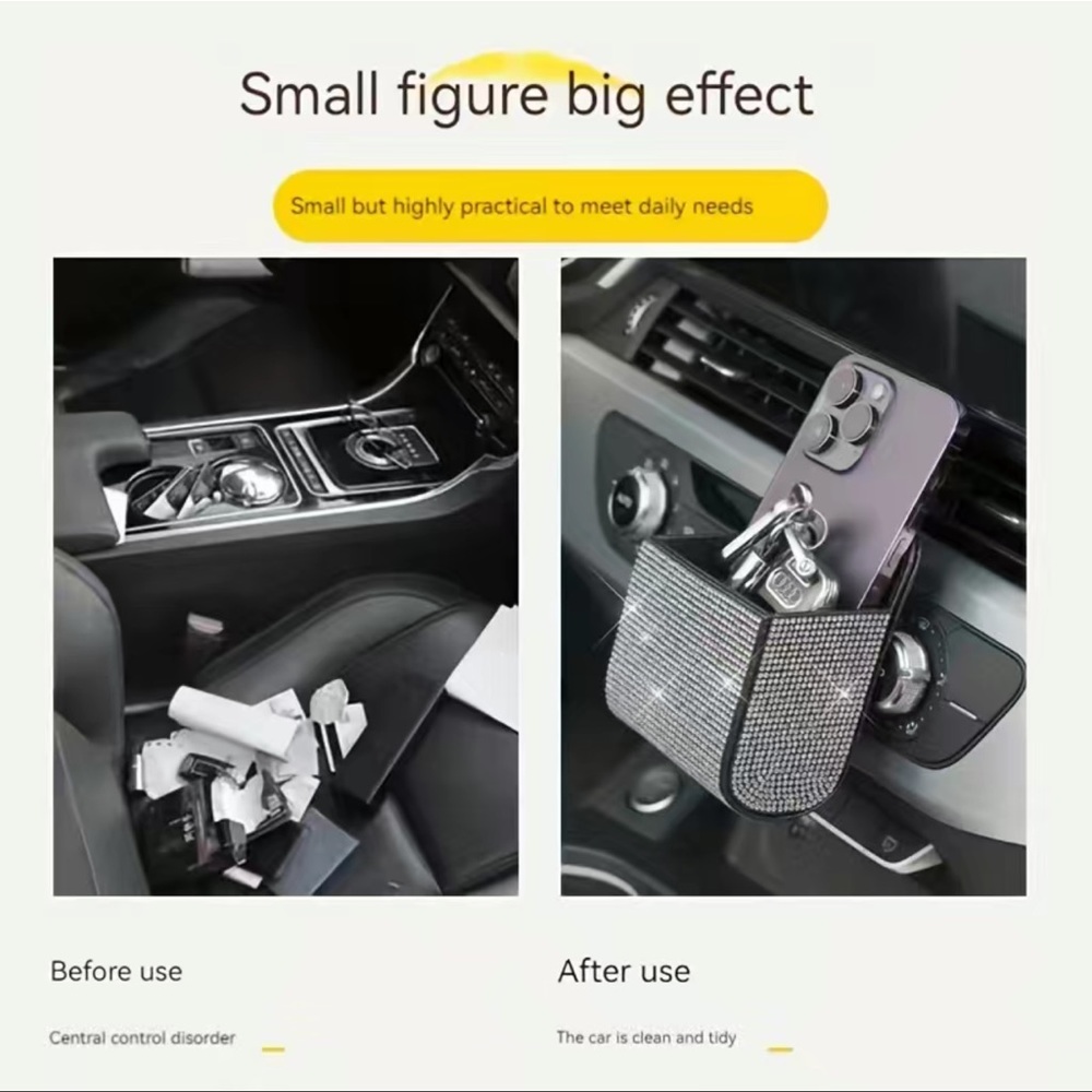 Car Interior Storage Bag: Keep Your Phone, Documents & Supplies Organized - Picture 8 of 10